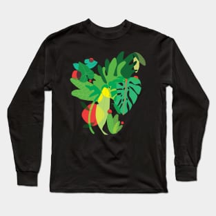 Rain Forest Organic Abstraction Long Sleeve T-Shirt